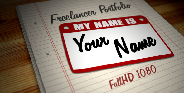 Freelancer Portfolio Hi, My Name is... - Download Videohive 1054574