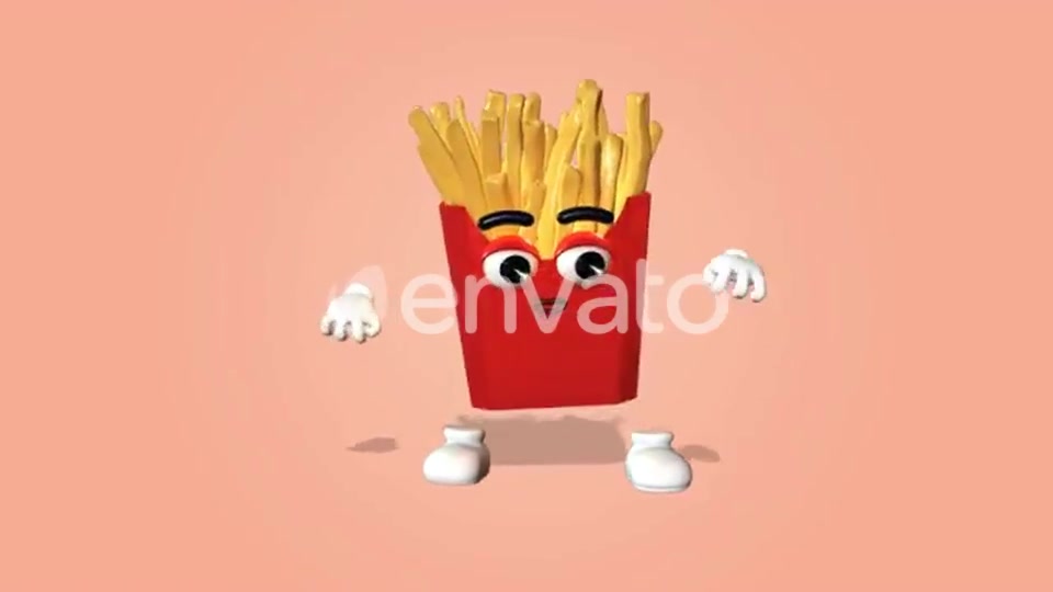 French Fries Character Kit Videohive 26962035 Motion Graphics Image 6