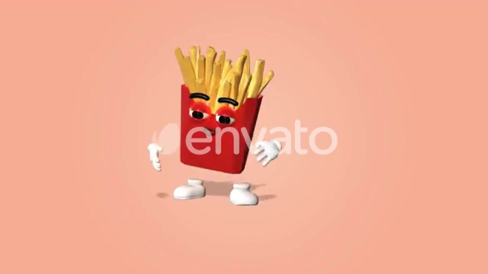 French Fries Character Kit Videohive 26962035 Motion Graphics Image 7