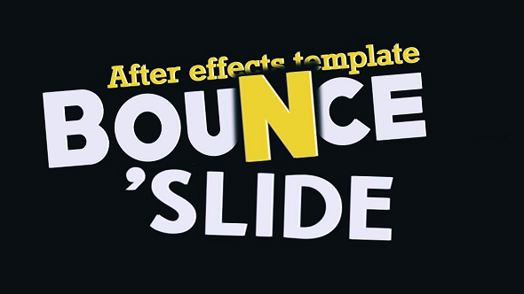 Fresh Animated Titles Bounce n Slide - Download Videohive 10513014