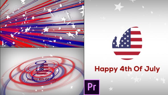 Fresh & July 4th Patriotic Logo Opener Premiere Pro - Download Videohive 26716702