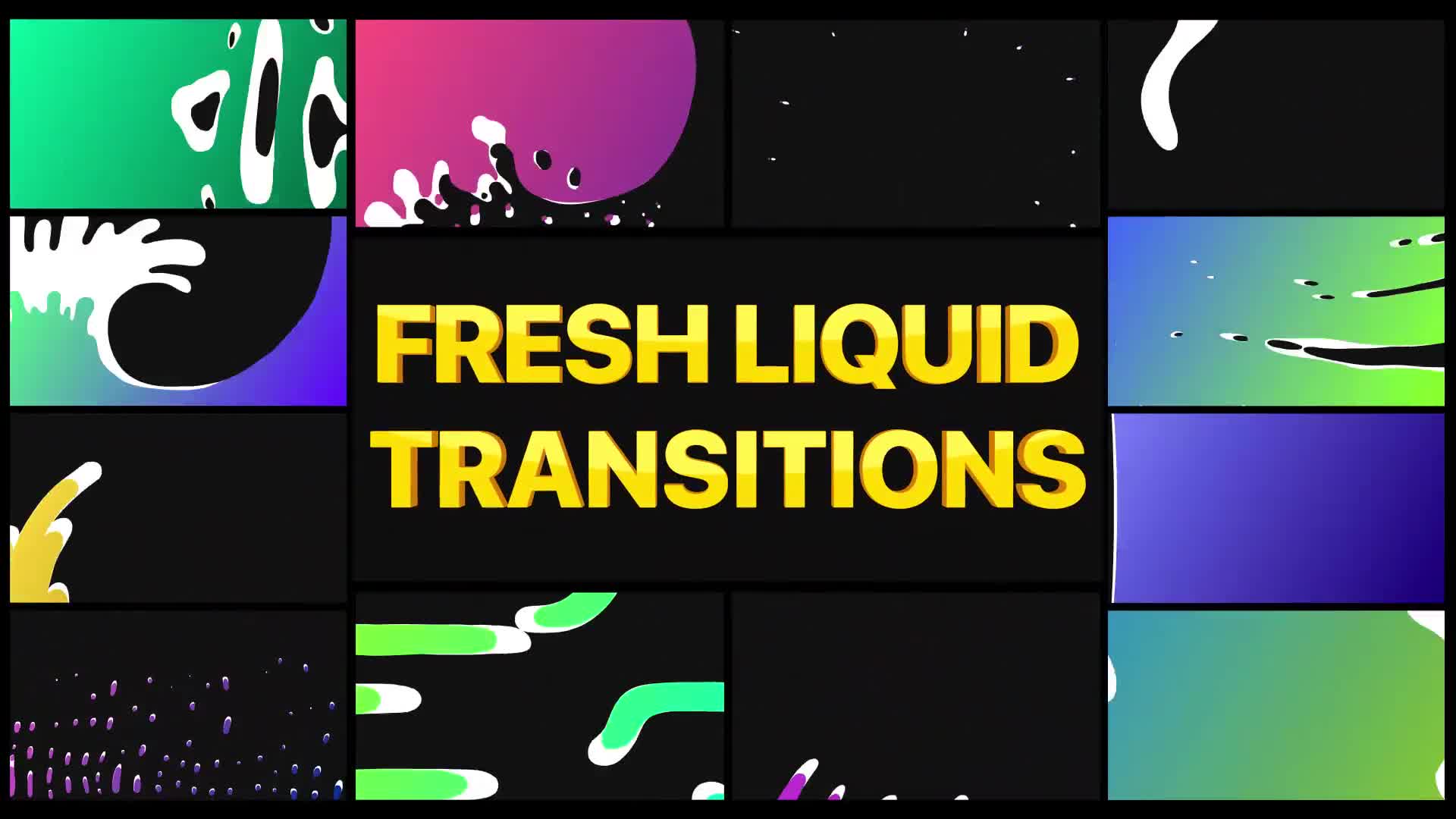 Fresh Liquid Transitions | Premiere Pro MOGRT Videohive 34520036 Premiere Pro Image 1
