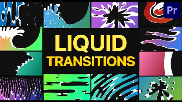 Fresh Liquid Transitions | Premiere Pro MOGRT - 34520036 Videohive Download