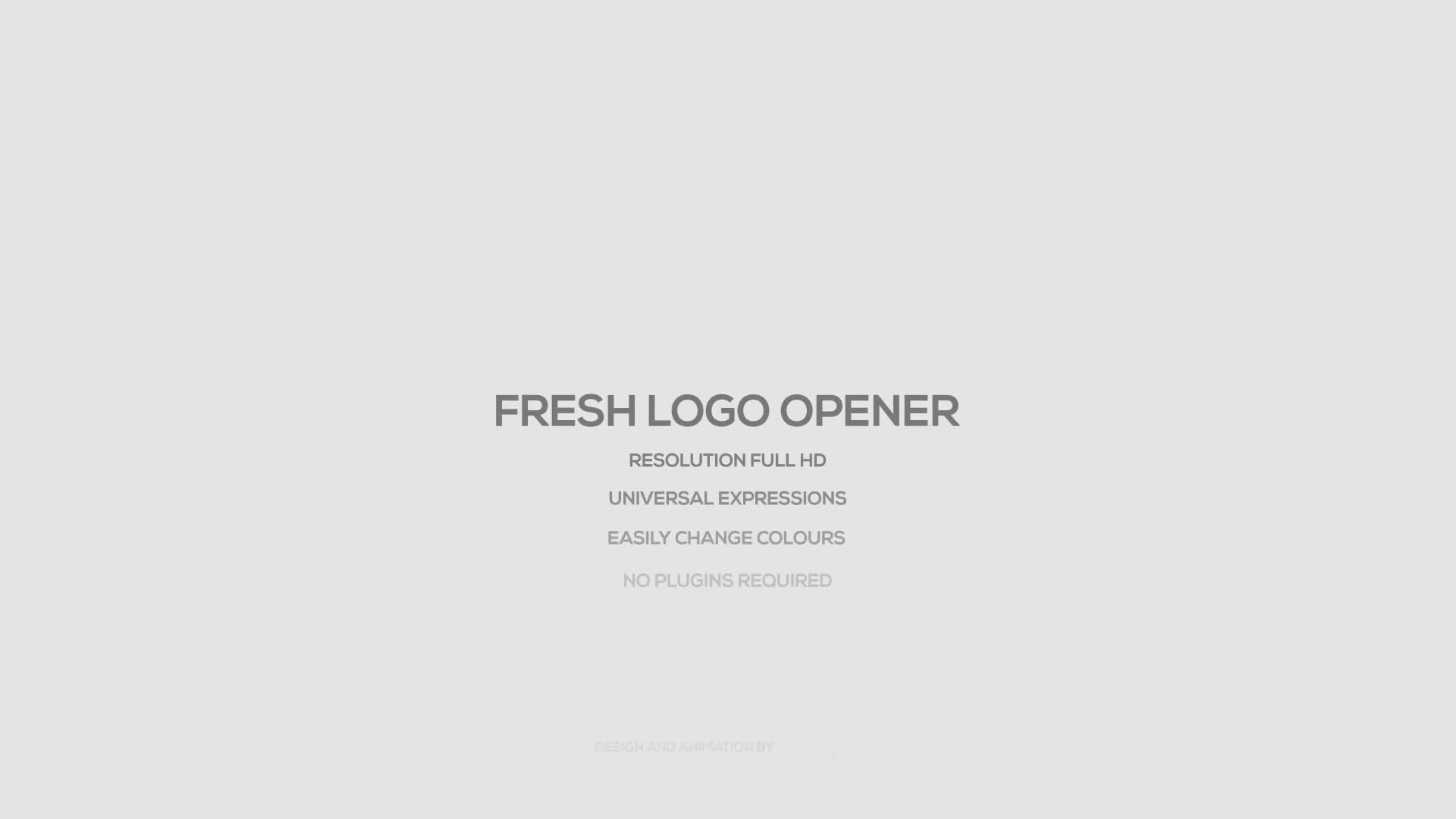 Fresh Logo Opener Videohive 20443600 After Effects Image 1