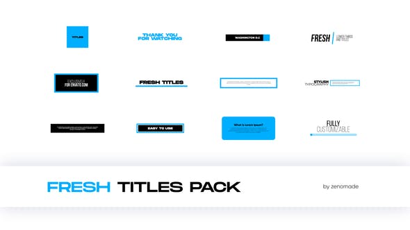 Fresh Titles for Premiere Pro - Videohive 32568863 Download
