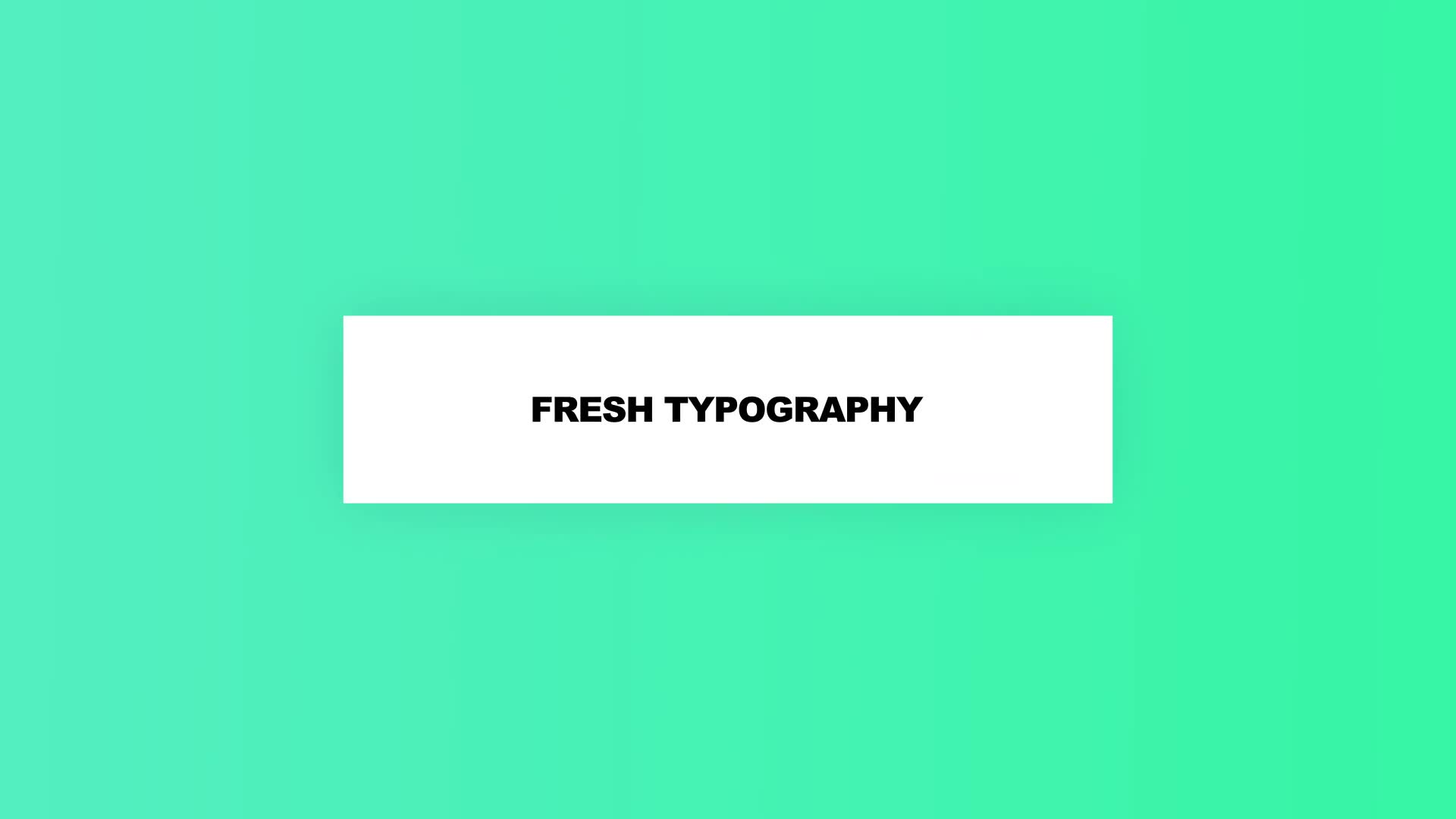 Fresh Typography Videohive 32479250 After Effects Image 3