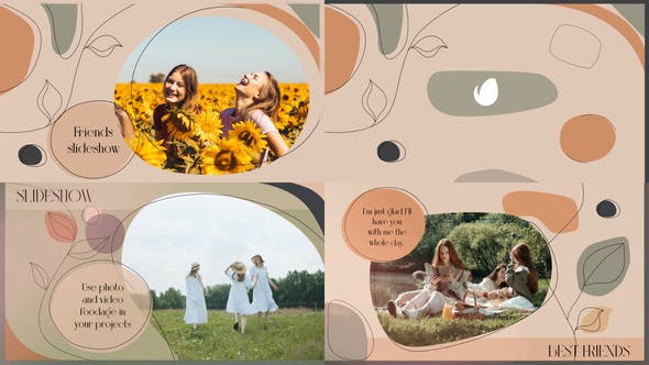 Friends Slideshow for Premiere Pro MOGRT - 36270714 Download Videohive