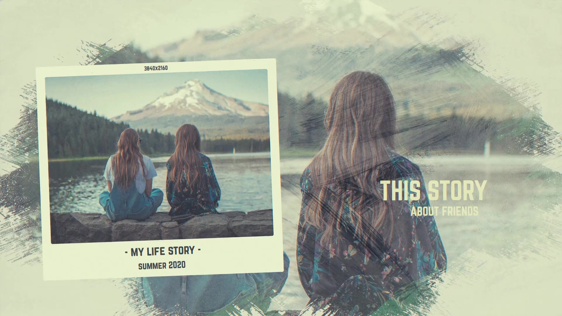 Friends Story Brush Memories Slideshow Videohive 28375600 After Effects Image 3