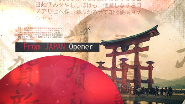 From Japan Opener - Videohive 19973030 Download