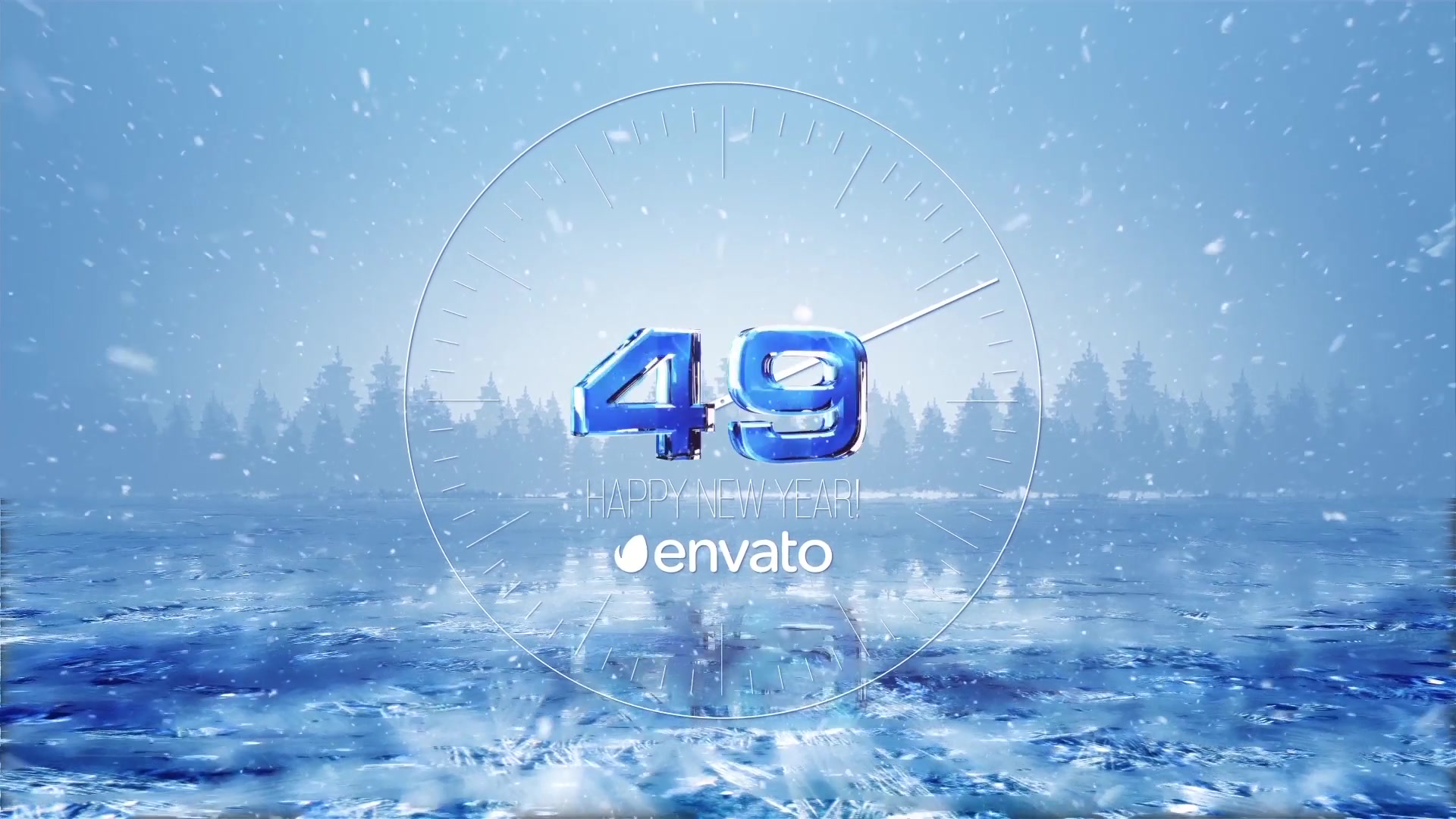 Frozen Countdown | New Year 2022 Videohive 29669280 After Effects Image 5
