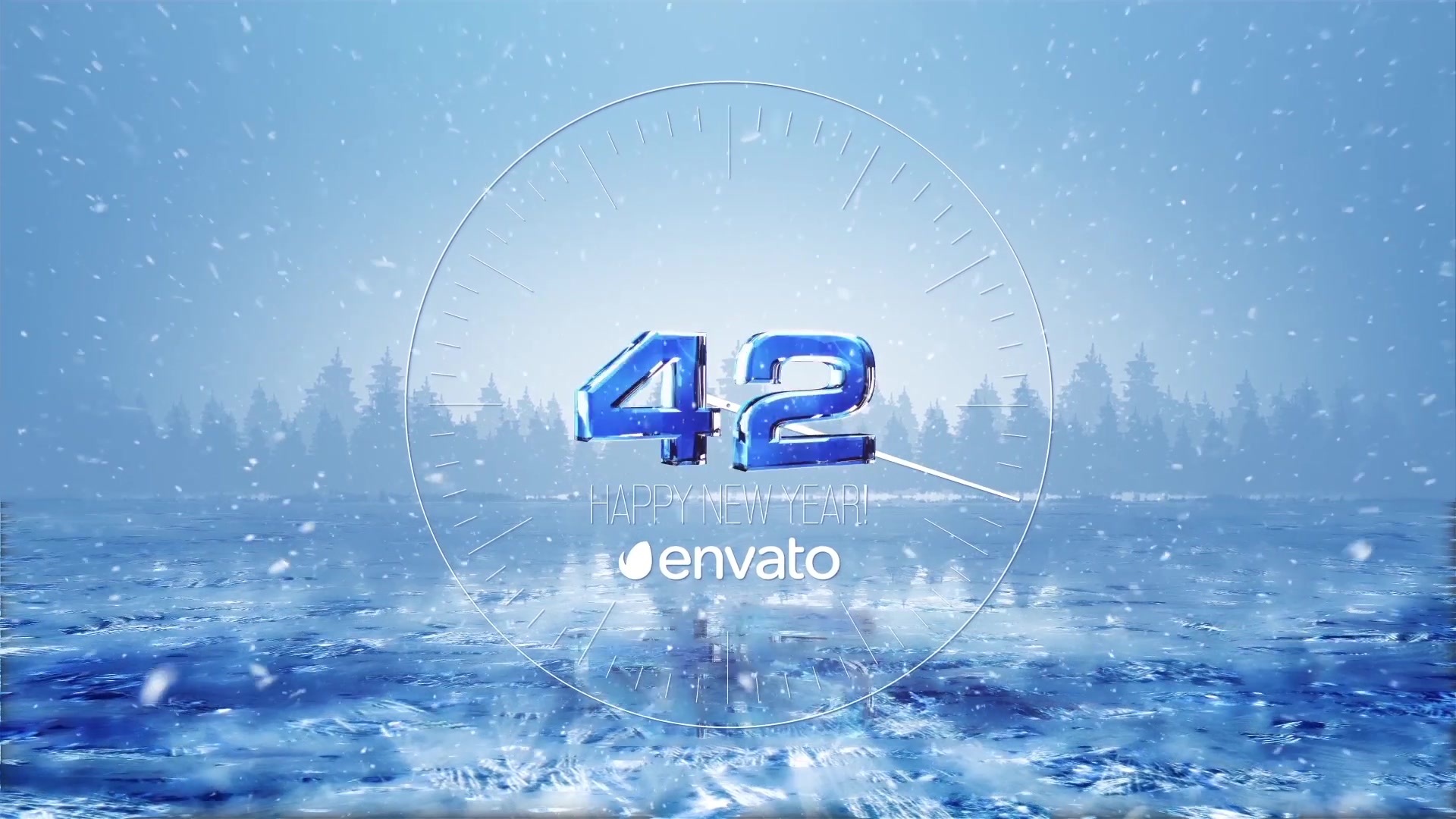 Frozen Countdown | New Year 2022 Videohive 29669280 After Effects Image 6