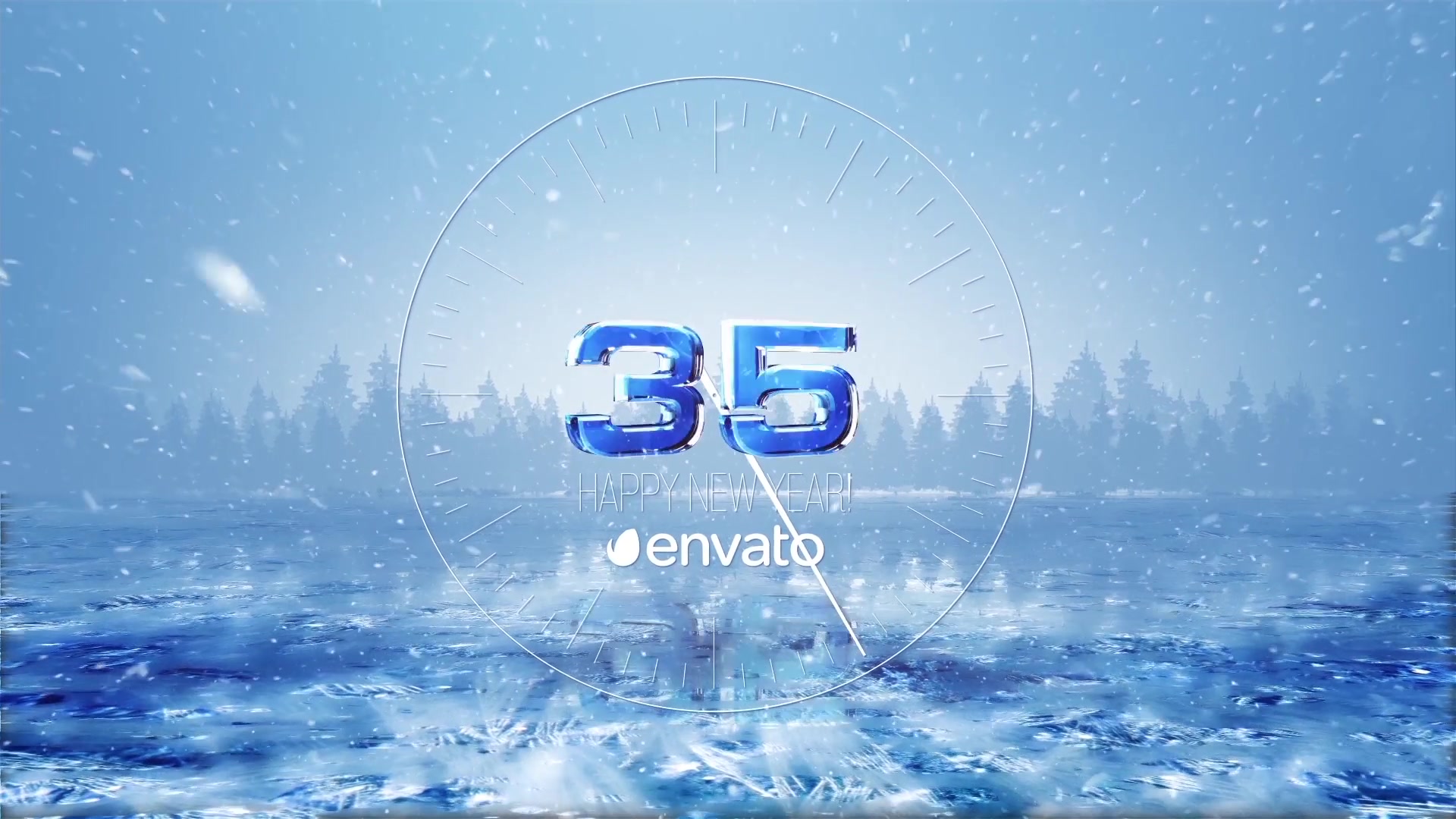 Frozen Countdown | New Year 2022 Videohive 29669280 After Effects Image 7