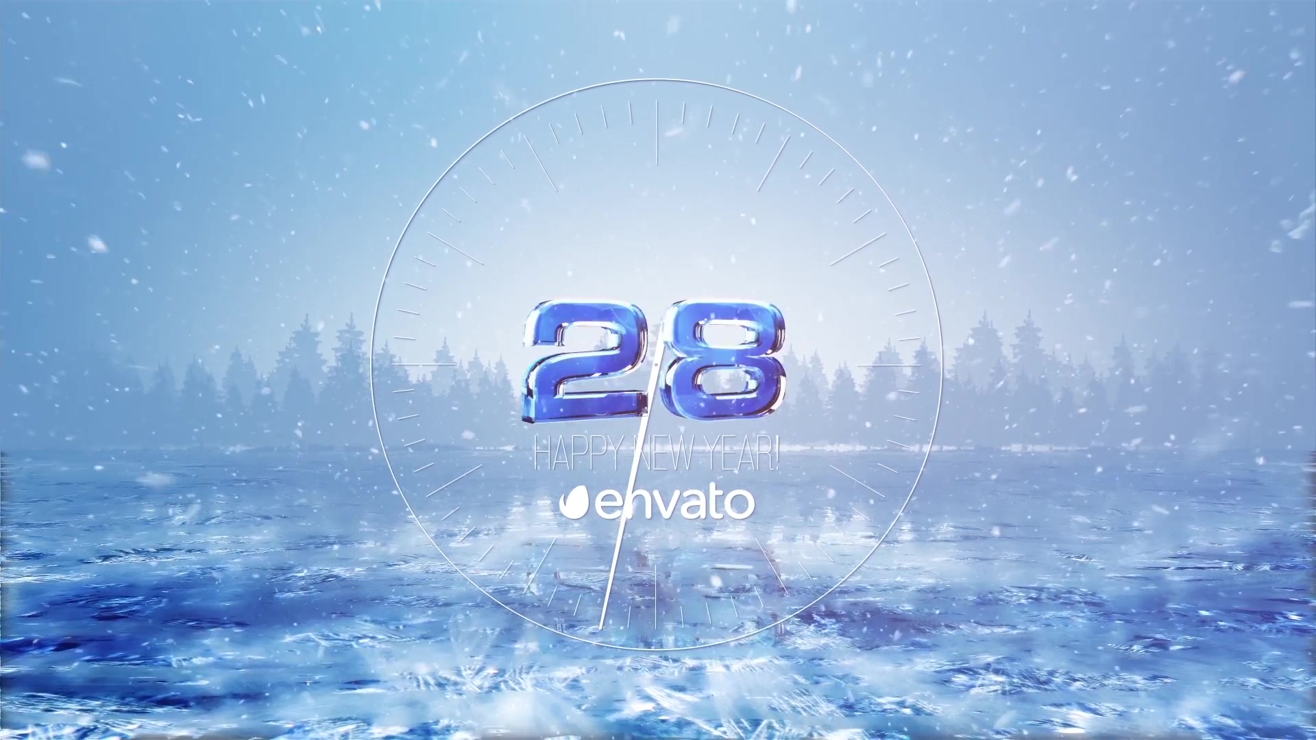 Frozen Countdown | New Year 2022 Videohive 29669280 After Effects Image 8