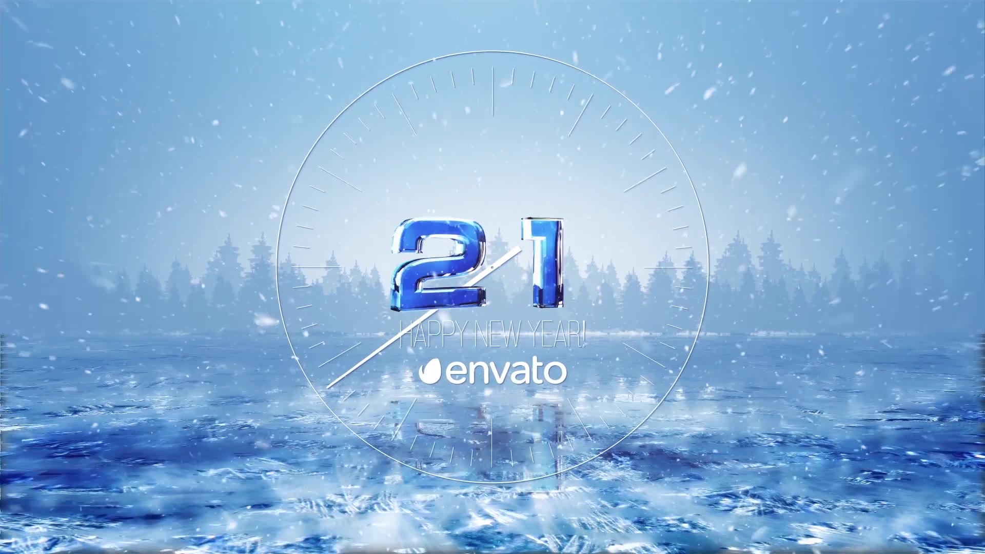 Frozen Countdown | New Year 2022 Videohive 29669280 After Effects Image 9