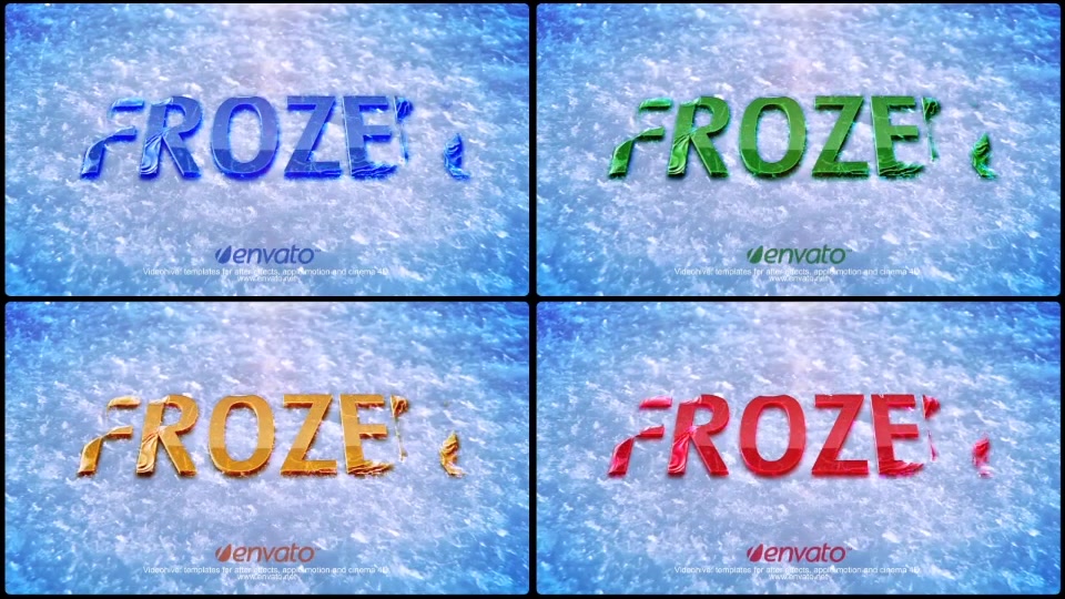 Frozen Ice And Snow Logo Reveal Videohive 6826389 After Effects Image 8