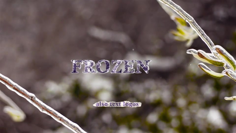 Frozen Natural Logo Pack Videohive 9325628 After Effects Image 11