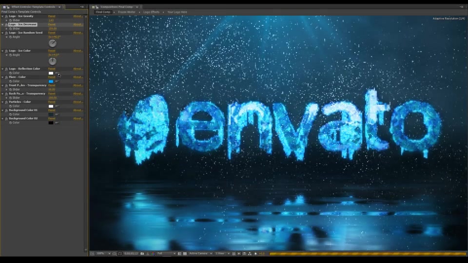 Frozen Winter Logo Reveal Videohive 25139286 After Effects Image 10