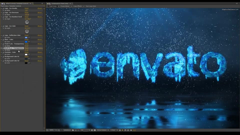 Frozen Winter Logo Reveal Videohive 25139286 After Effects Image 11