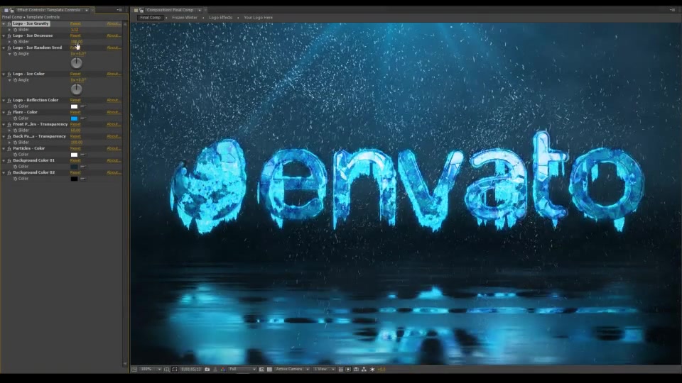 Frozen Winter Logo Reveal Videohive 25139286 After Effects Image 9