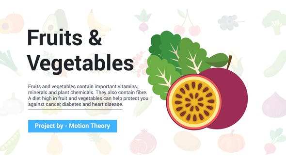 Fruit and Vegetables Icons - Videohive 36400852 Download