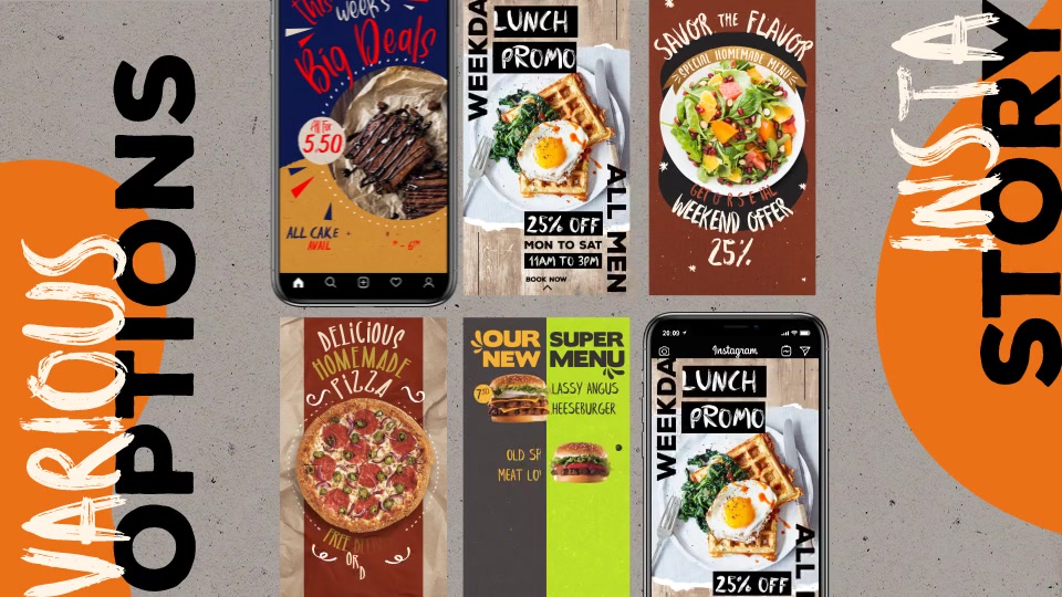 Fun Casual Food Menu Instagram Stories Videohive 29986570 After Effects Image 4