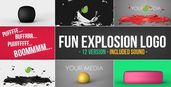 Fun Explosion Logo - Videohive Download 12778911