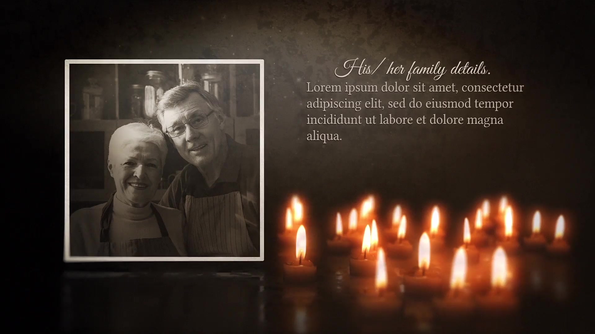 Funeral Biography | Customize Memorial Slideshow Videohive 27446713 After Effects Image 4
