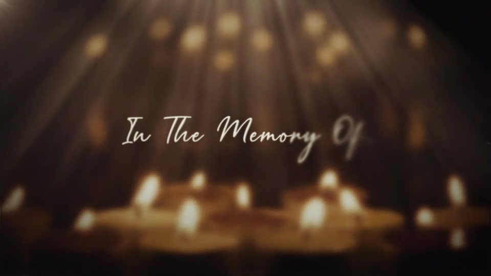 Funeral Biography | Memorial Card Opener Videohive 31004650 After Effects Image 2