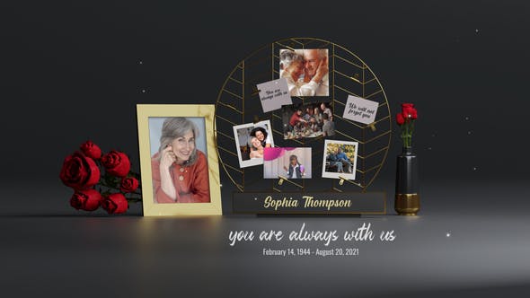 Funeral Flower Card - 33916541 Download Videohive