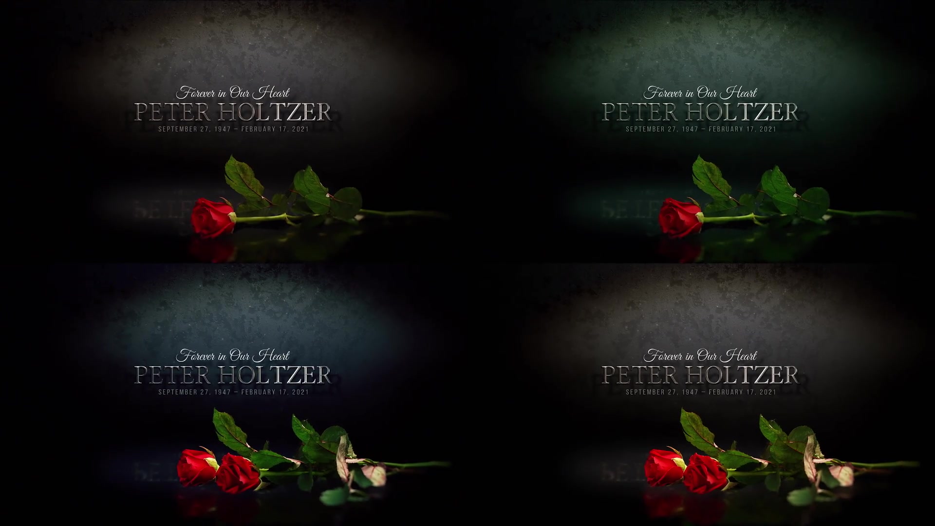 Funeral Flower Card | Memorial Videohive 31311632 After Effects Image 10