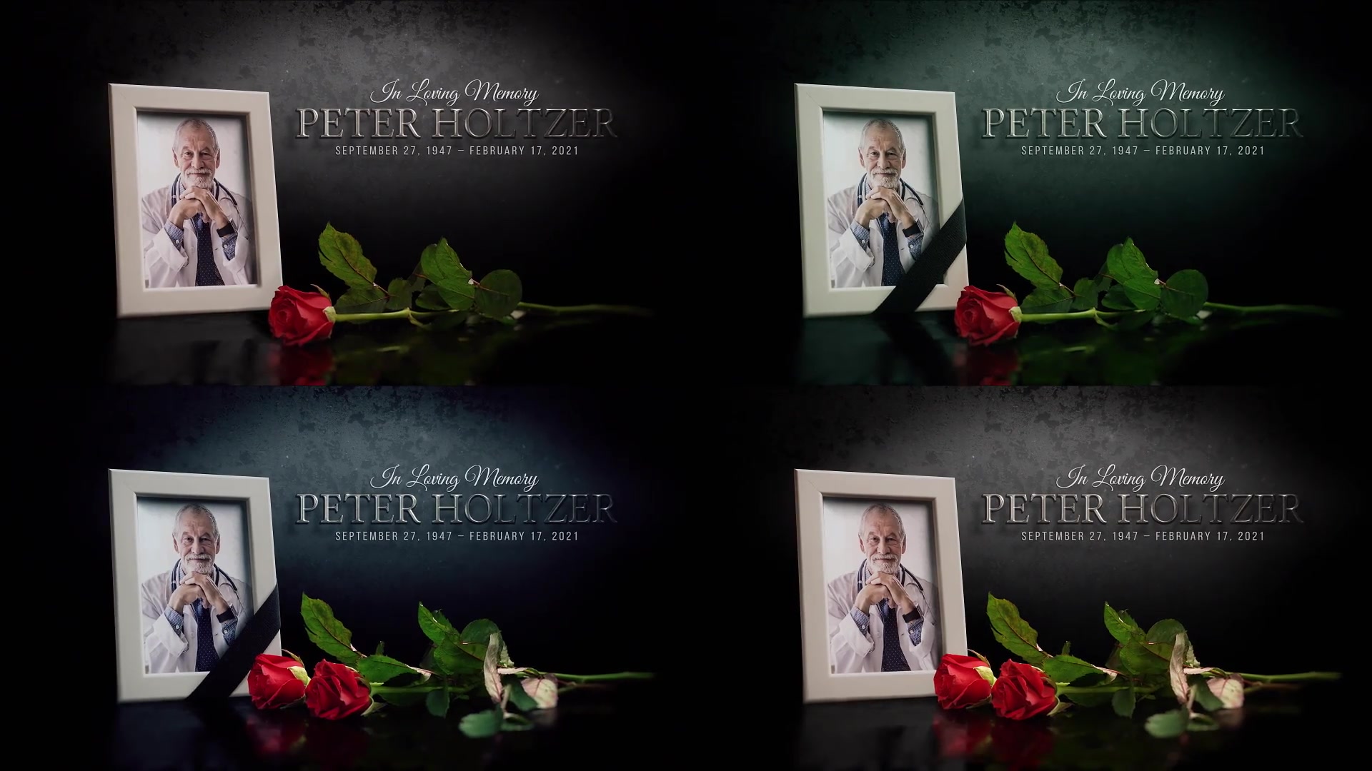 Funeral Flower Card | Memorial Videohive 31311632 After Effects Image 8