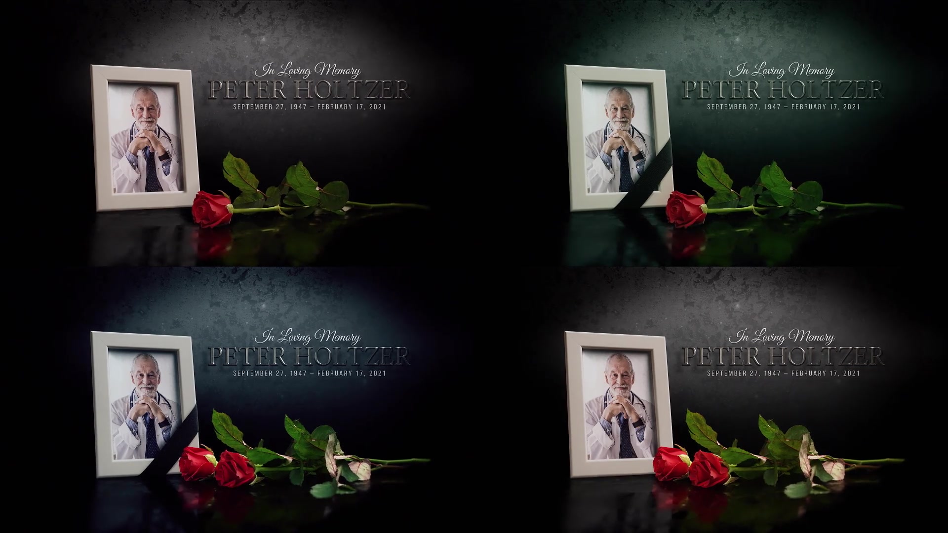 Funeral Flower Card | Memorial Videohive 31311632 After Effects Image 9