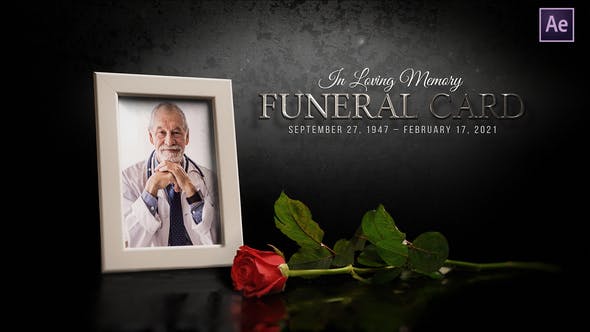 Funeral Flower Card | Memorial - 31311632 Download Videohive