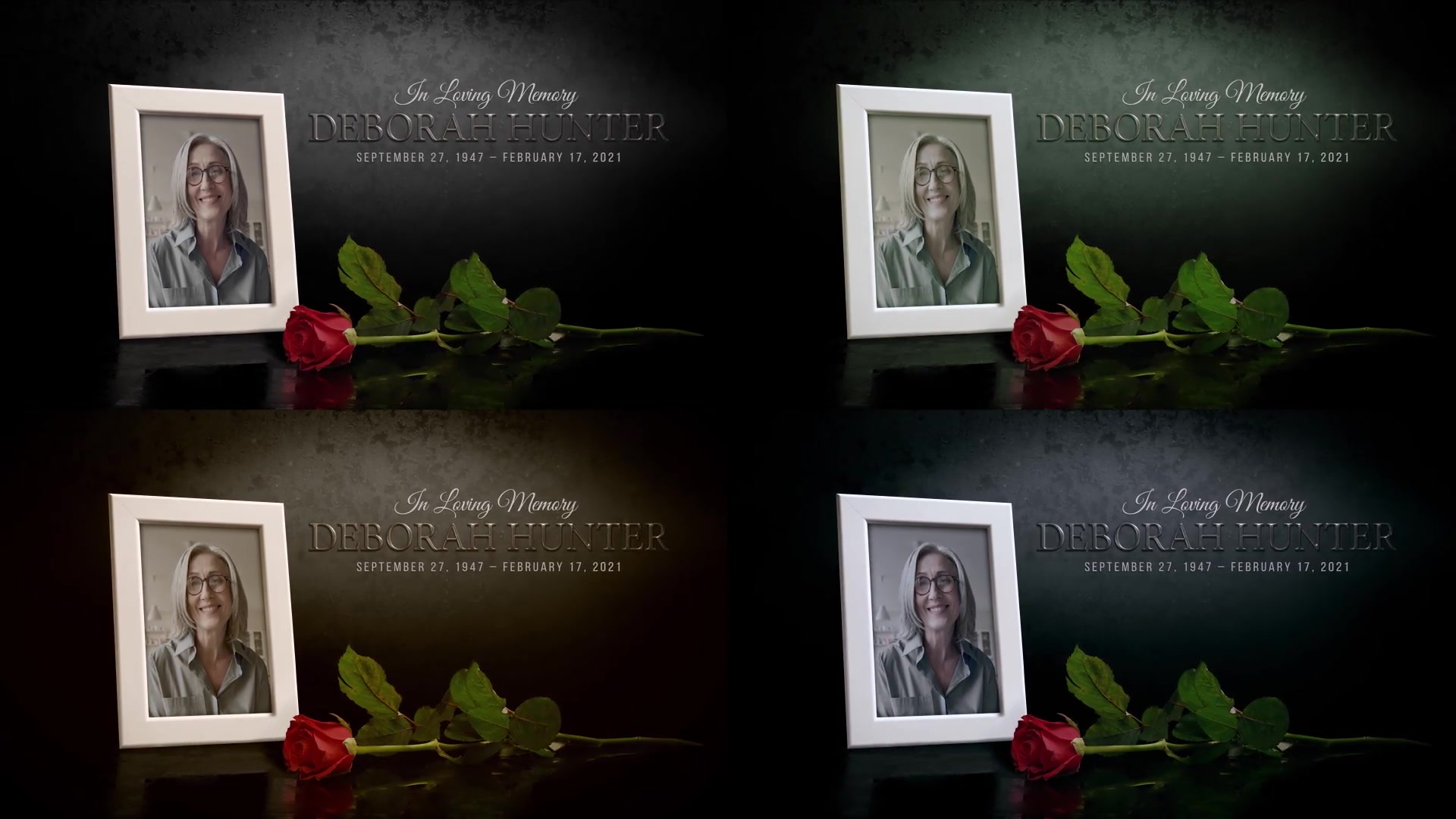 Funeral Flower Card | Memorial Template Videohive 32666343 Premiere Pro Image 7