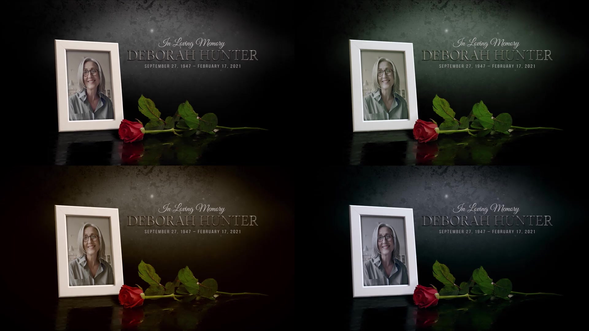 Funeral Flower Card | Memorial Template Videohive 32666343 Premiere Pro Image 8