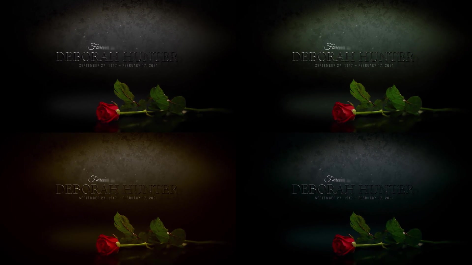 Funeral Flower Card | Memorial Template Videohive 32666343 Premiere Pro Image 9