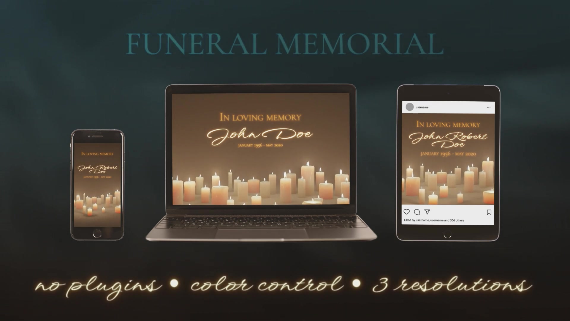 FUNERAL MEMORIAL Videohive 39104856 After Effects Image 10