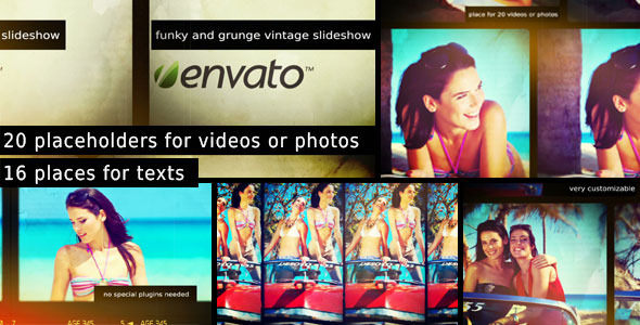 Funky and Grunge Vintage Slideshow - Download Videohive 4437278