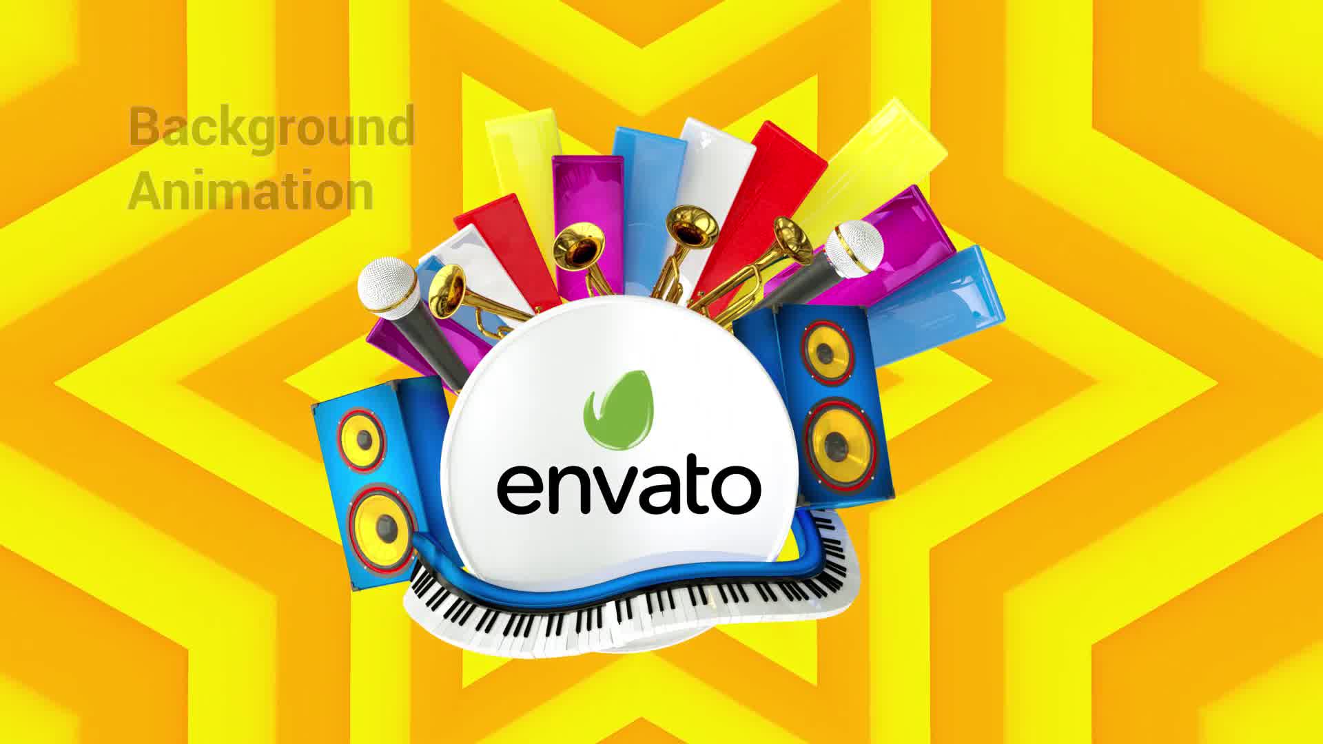 Funky music intro Broadcast Pack Opener Videohive 32164219 After Effects Image 10