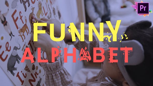 Funny Alphabet | Premiere Pro MOGRT - Videohive Download 27973532