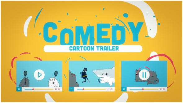 Funny Cartoon Comedy Trailer - Videohive 8712625 Download