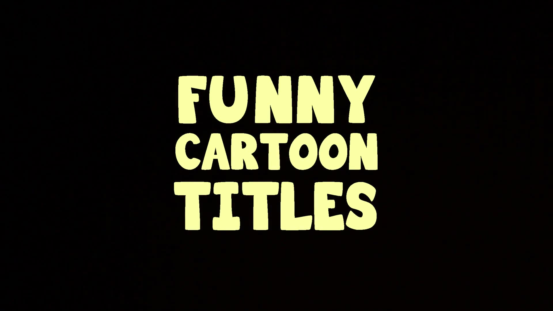Funny Cartoon Titles | After Effects Videohive 23954557 After Effects Image 2