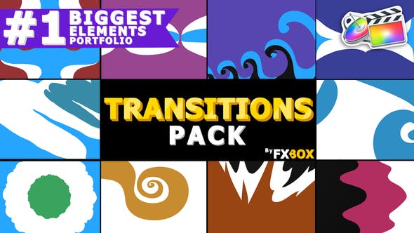 Funny Cartoon Transitions | FCPX - 23532316 Download Videohive