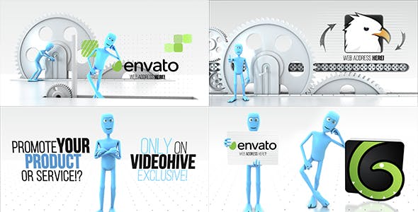 Funny Character Logo Reveal Bundle - 15310411 Videohive Download