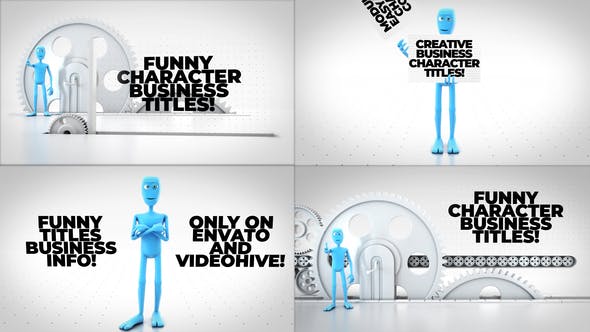 Funny Character Titles Bundle - 29418477 Download Videohive