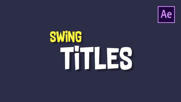 Funny Swing Titles - 23664192 Videohive Download