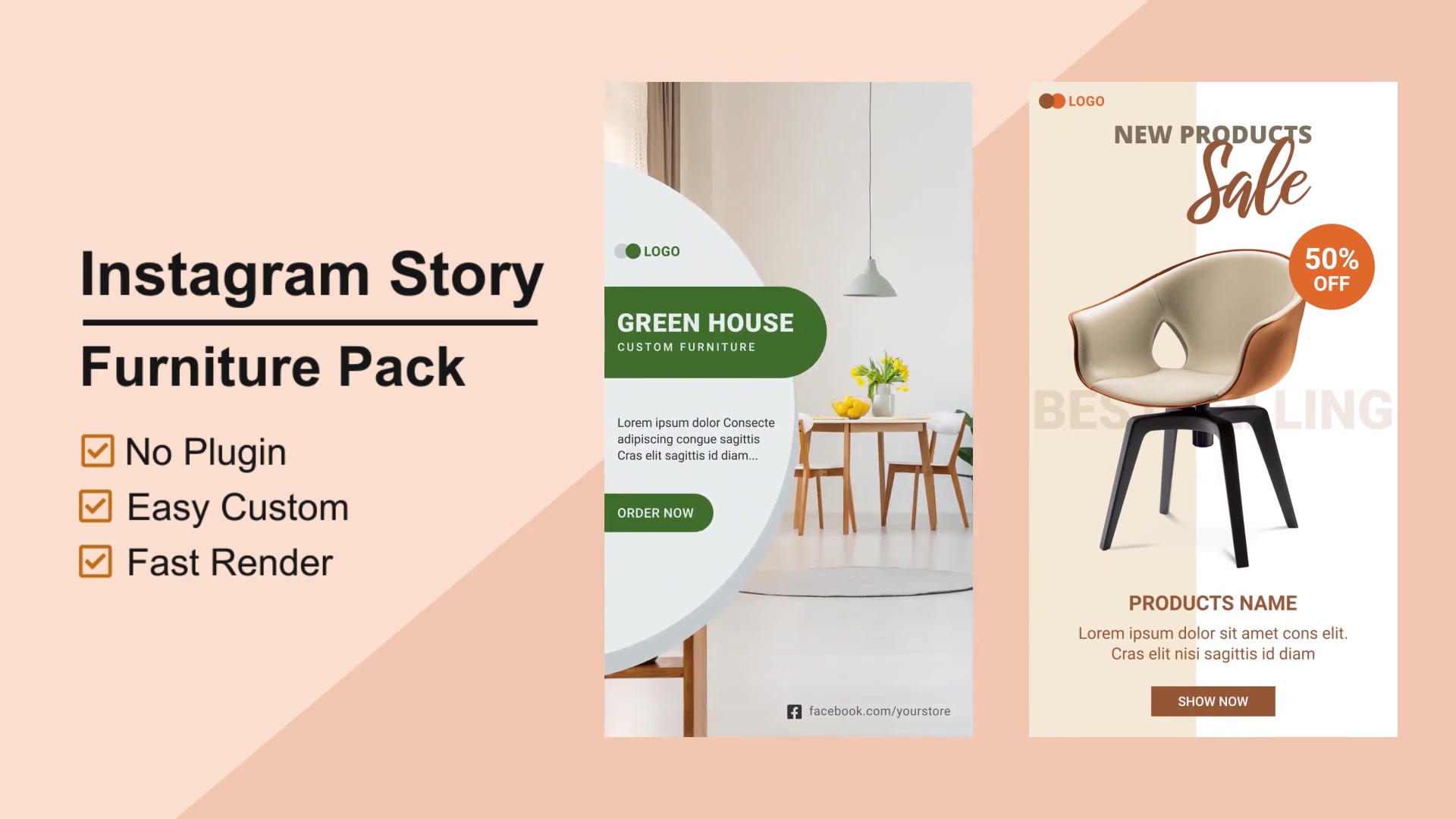 Furniture Instagram Story Mogrt 09 Videohive 33635617 Premiere Pro Image 4