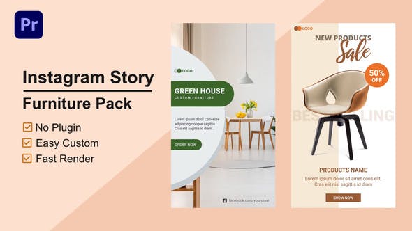 Furniture Instagram Story Mogrt 09 - 33635617 Download Videohive