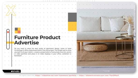 Furniture Product Advertise - Videohive Download 31971546