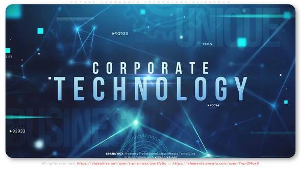 Future Corporate Technology Trailer | Slideshow - Videohive Download 30299857